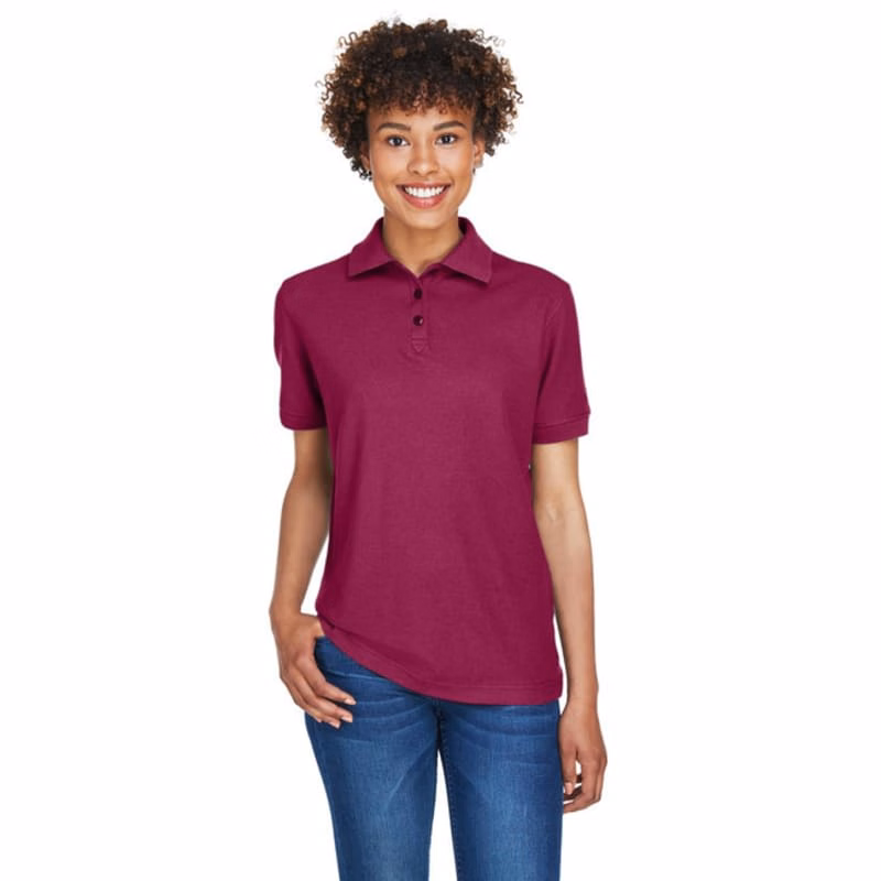UltraClub Ladies Whisper Piqu Polo
