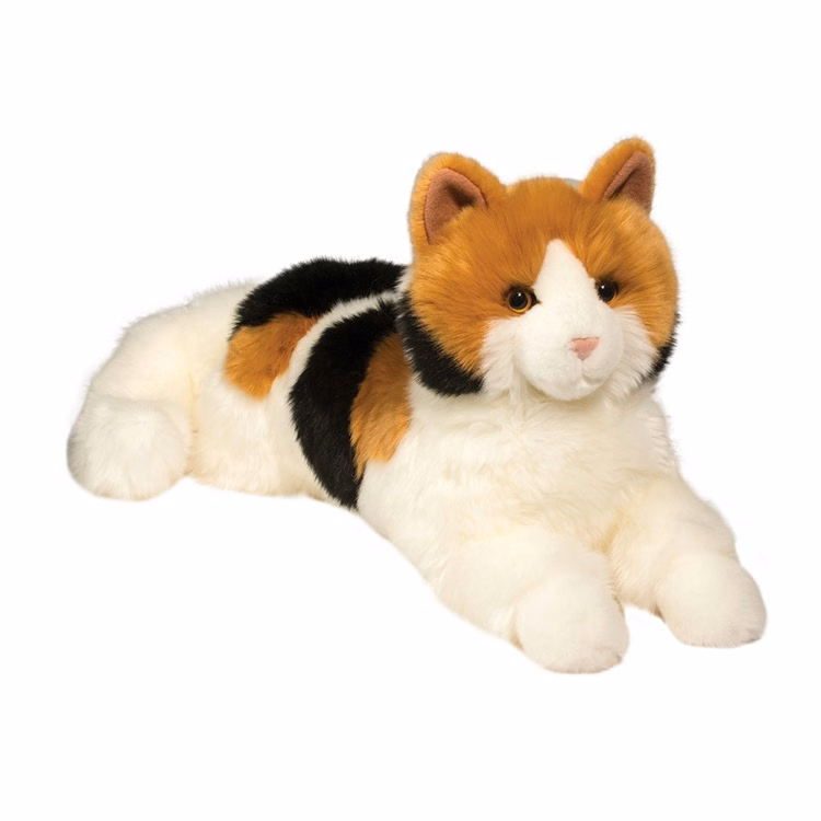 Puzzle Calico Cat Stuffed Animal