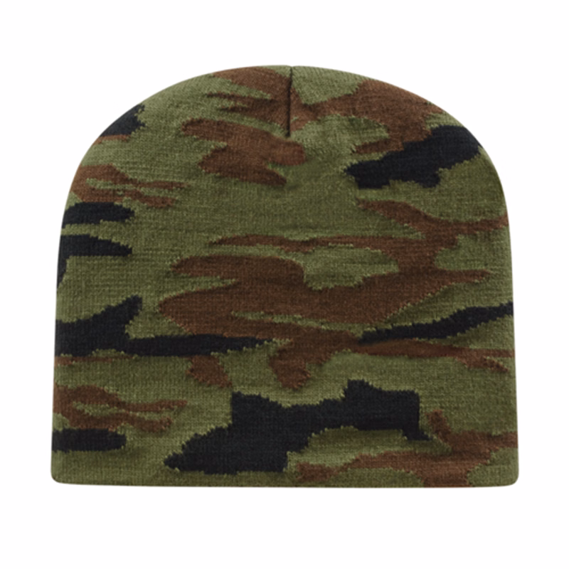 Woodland Camouflage Knit Beanie