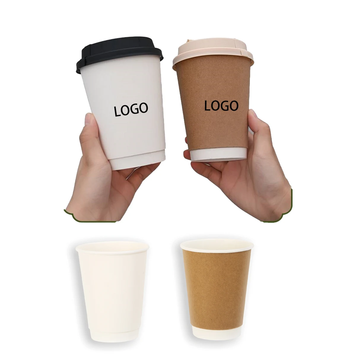 16oz Paper Coffee Cups With Lid MOQ500 1