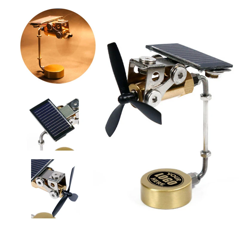 Car Metal Ornament Solar Windmill 1