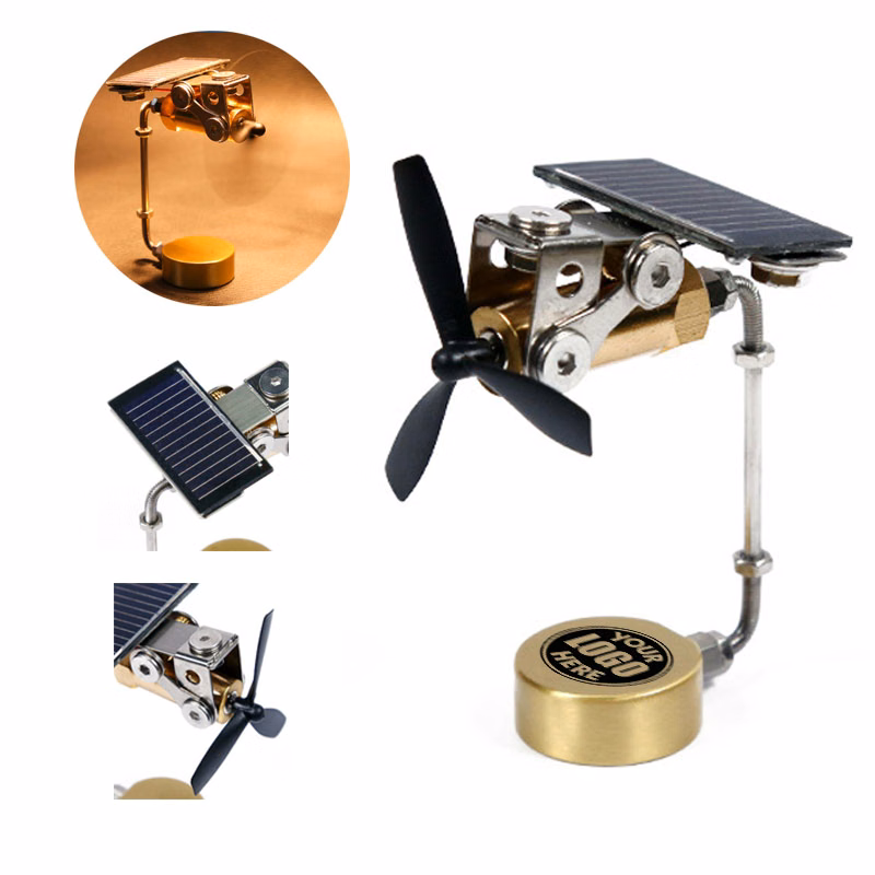 Car Metal Ornament Solar Windmill