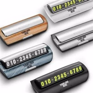 Luminous Temporary Car Parking Phone Number Plate