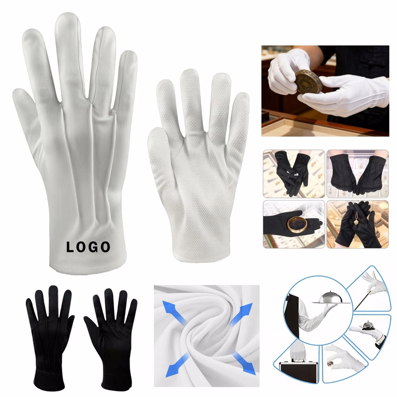 Premium Three-Ribbed Cotton Blend Gloves