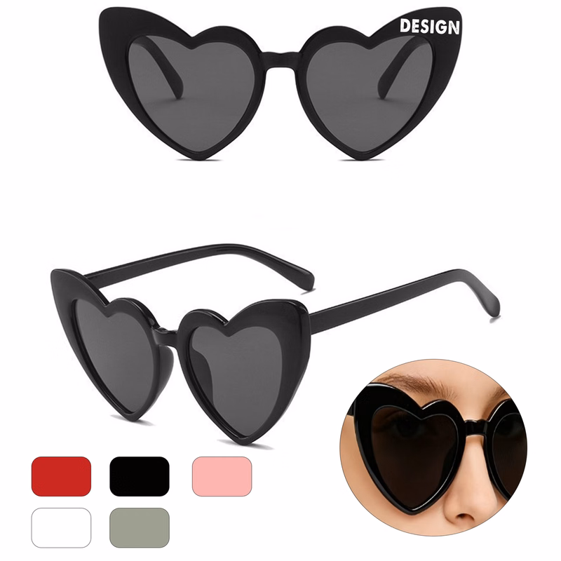 Heart Shaped Retro Sunglasses