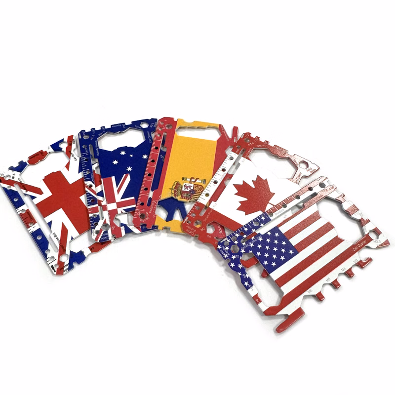 Credit Card shaped Color Multi Tool