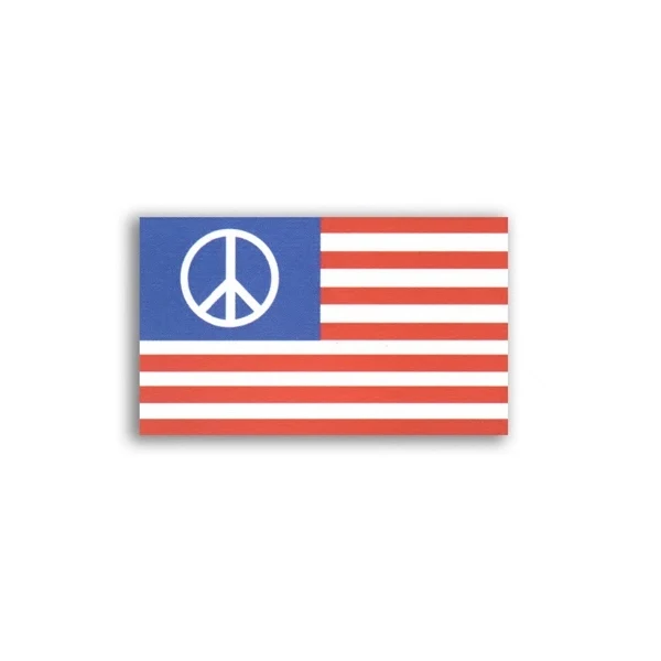 American Peace Window Decals 3" x 10" 1