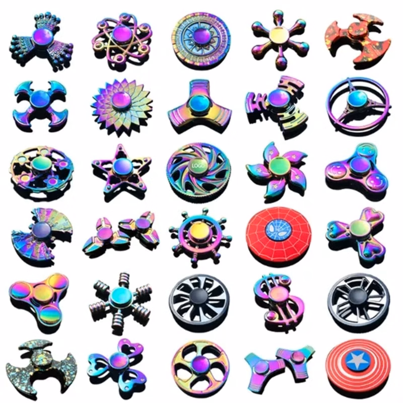 Alloy decompression fidget spinner toy