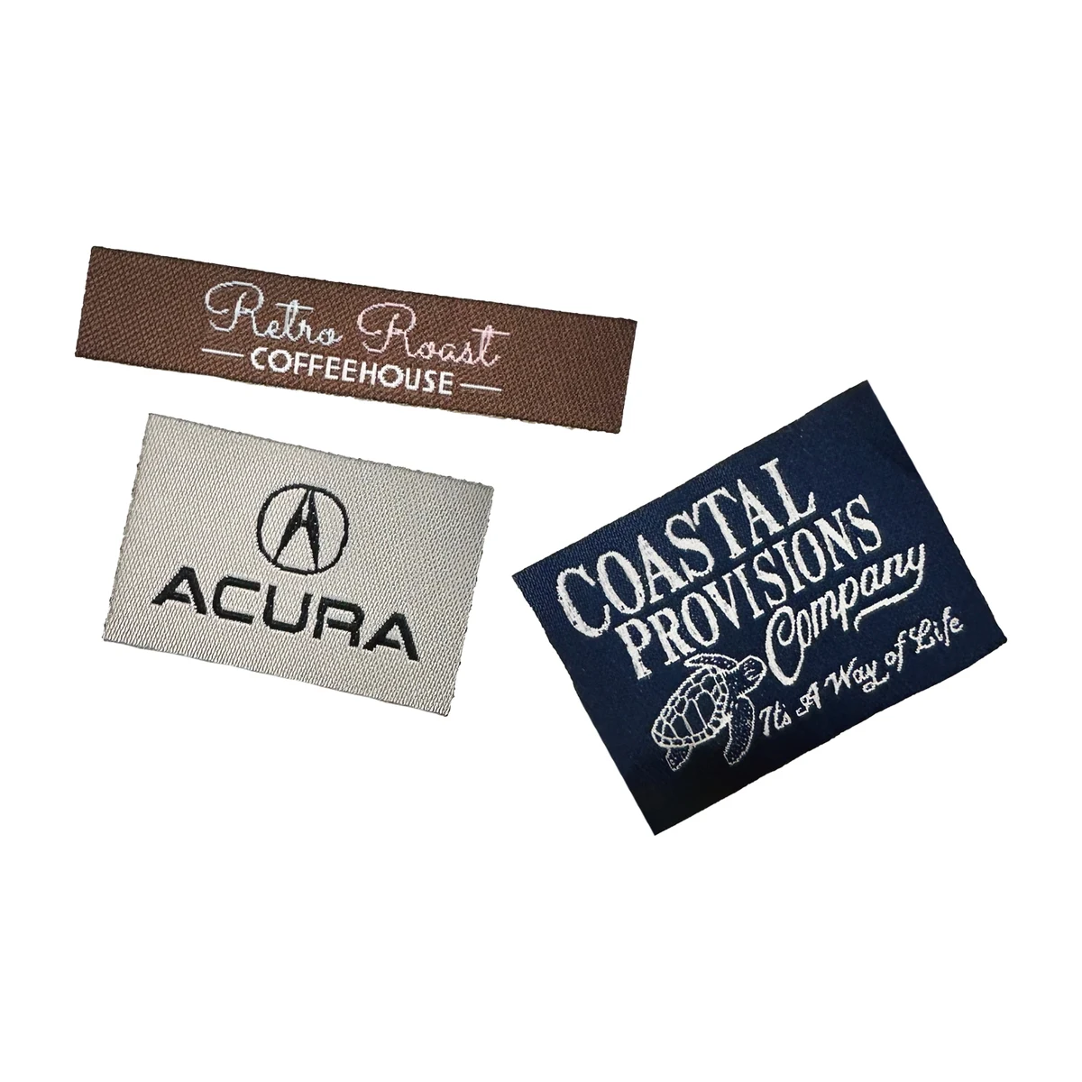 Woven Label Up To 25 Sq. Inches - "Elite" Weave 1