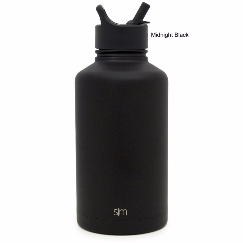 64 oz Simple Modern® Stainless Steel Insulated Water Bottle w/ Straw Lid