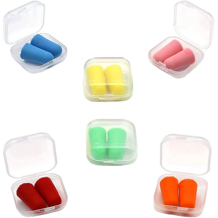 Foam Earplugs in Clear plastic box 1