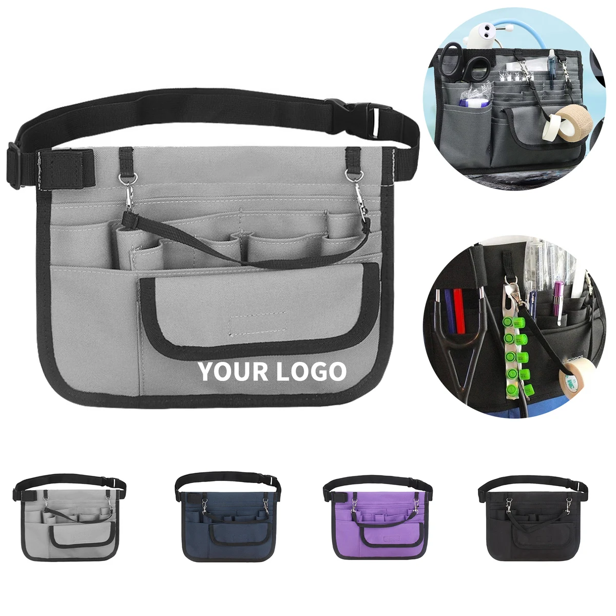 600D Oxford Tool Waist Pouch With Adjustable Strap 1