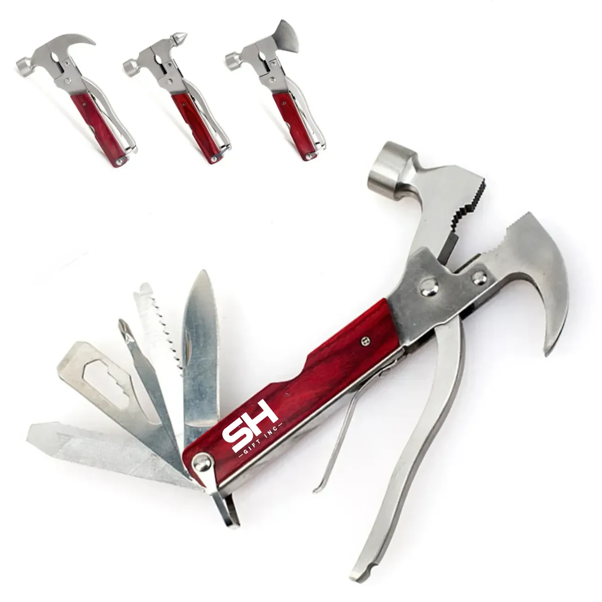 Multi-Functional Folding Claw Hammer Pilers Tool 1