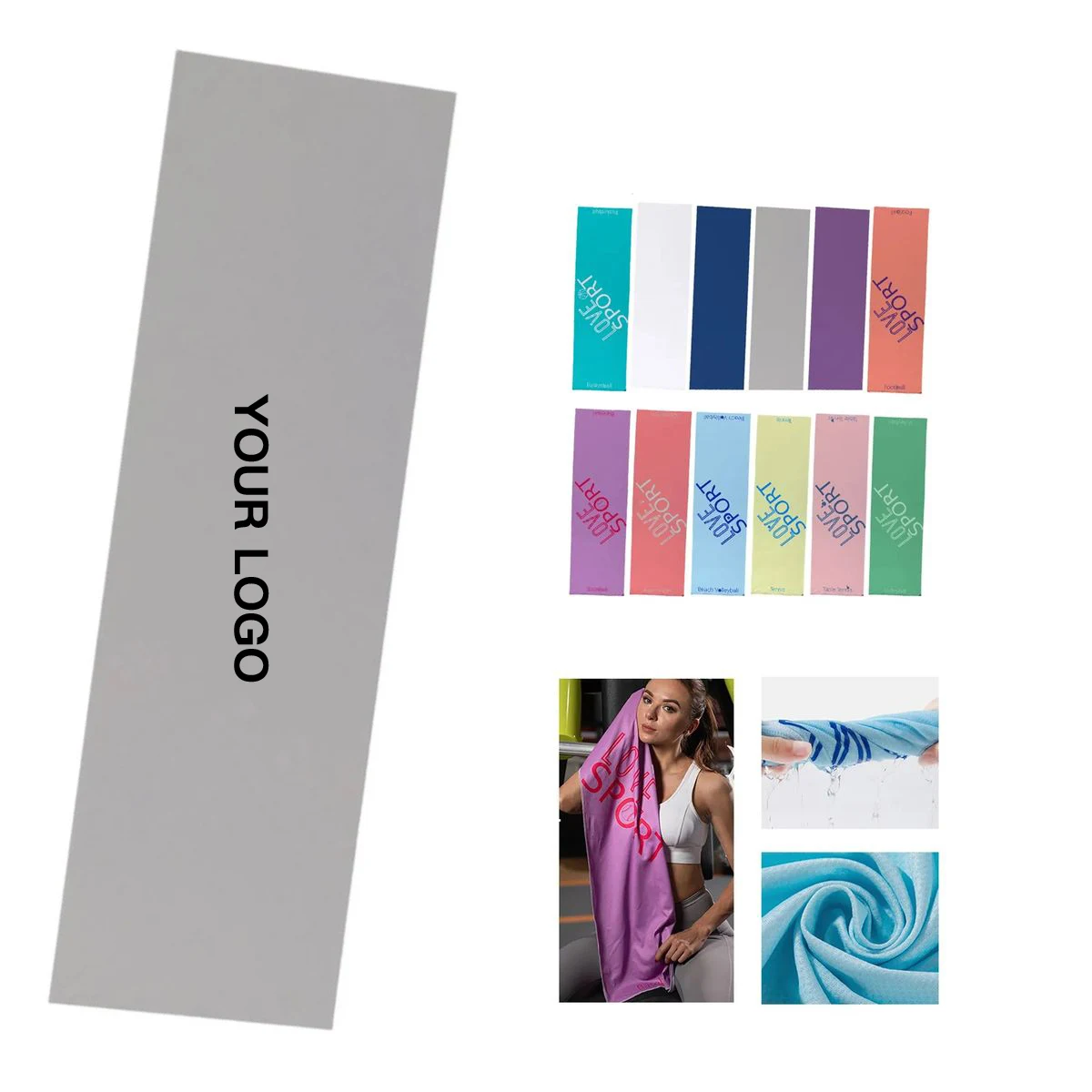 Microfiber Cooling Towel with Quick Dry Breathable Fabric 1
