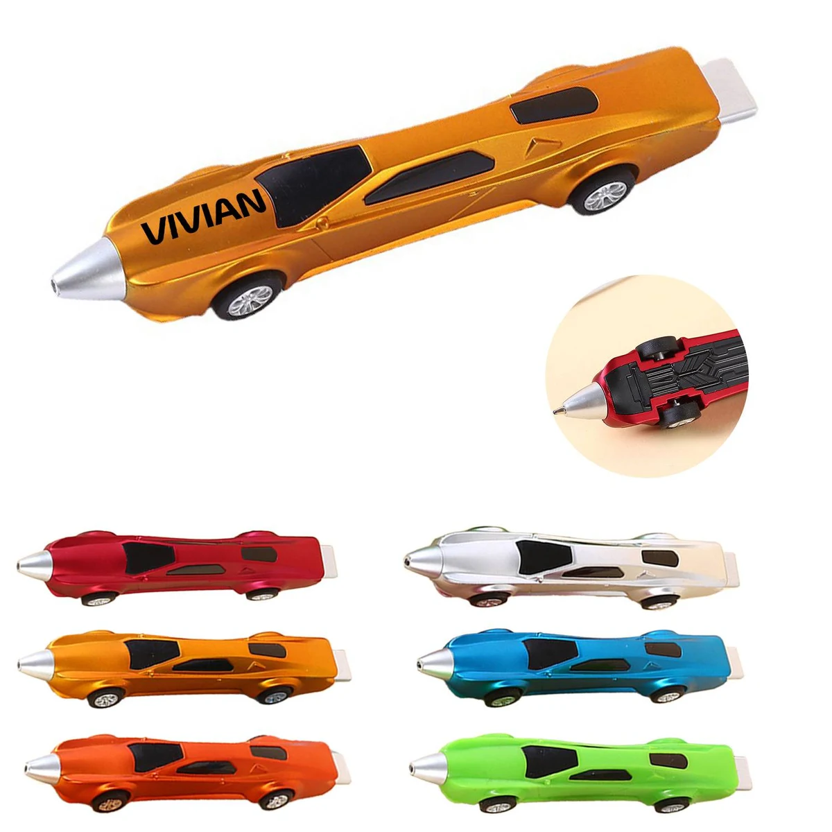 Plastic Car Shape Ballpoint Pen 1