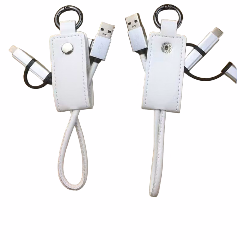 Premium Leather Charging Cable 3 in 1