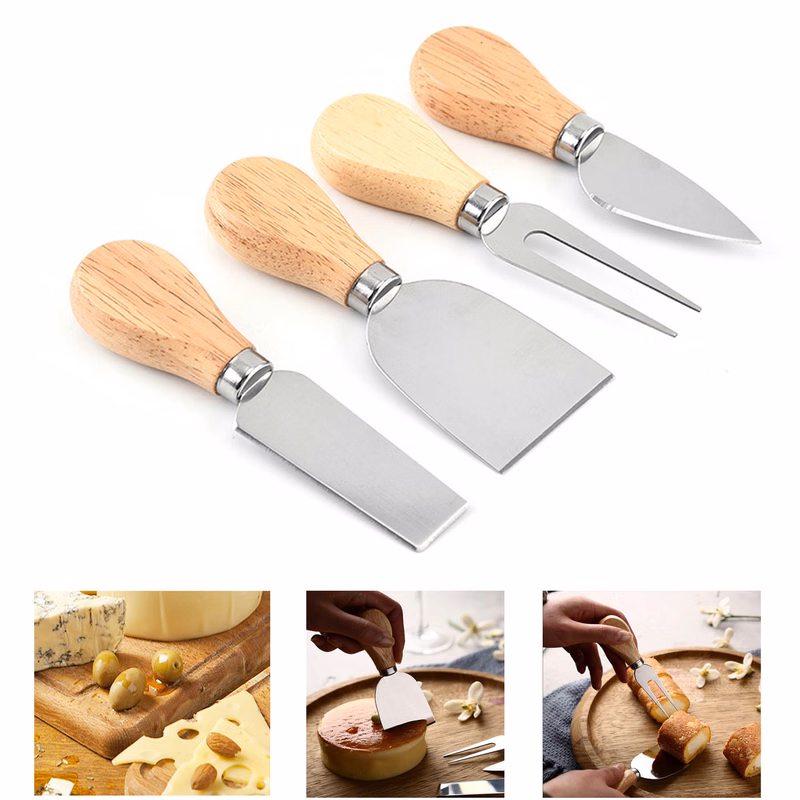 4-pc CheeseKnives and Folk Tool Set