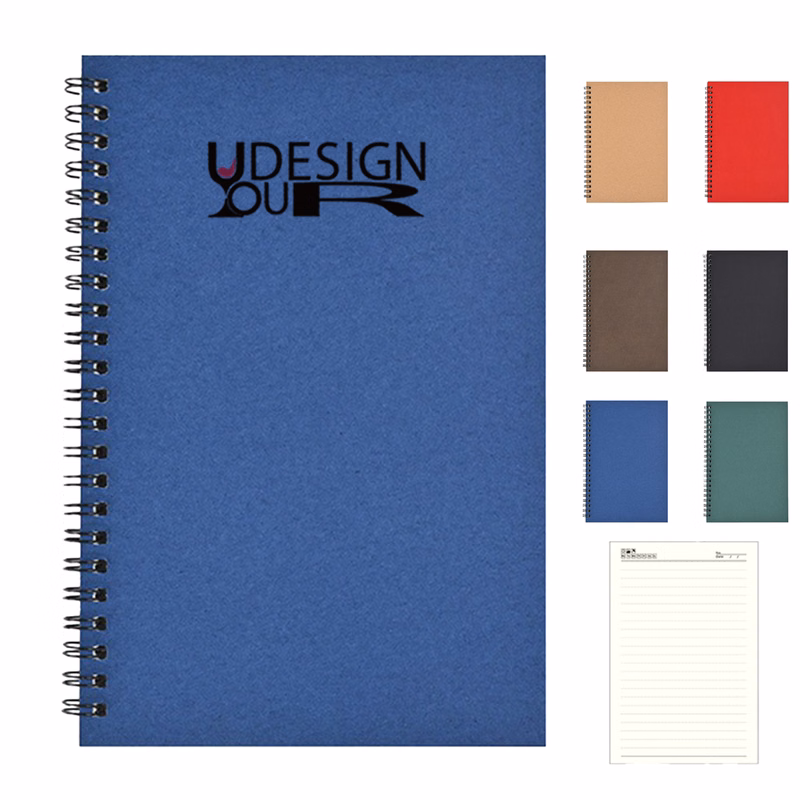 Eco-Friendly Spiral Notebook - Soft Cover, Lightweight