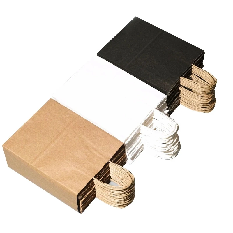 Recycled Natural Kraft Paper Shopping Bag 1
