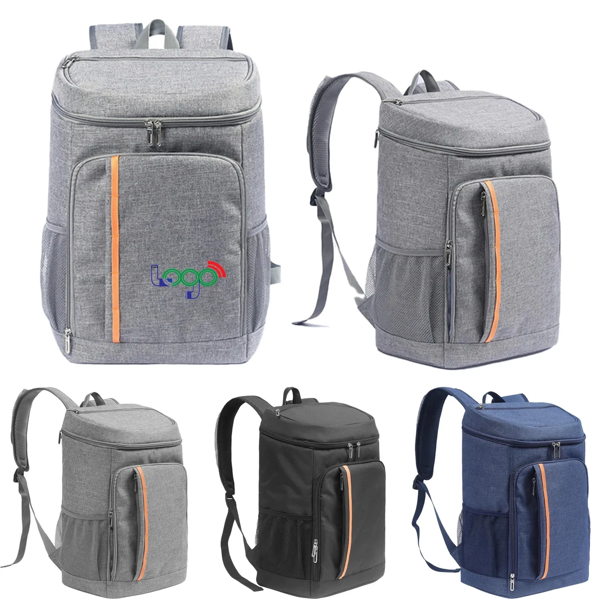 Lightweight Insulated Backpack Cooler Leak-Proof Lunch Bags 1