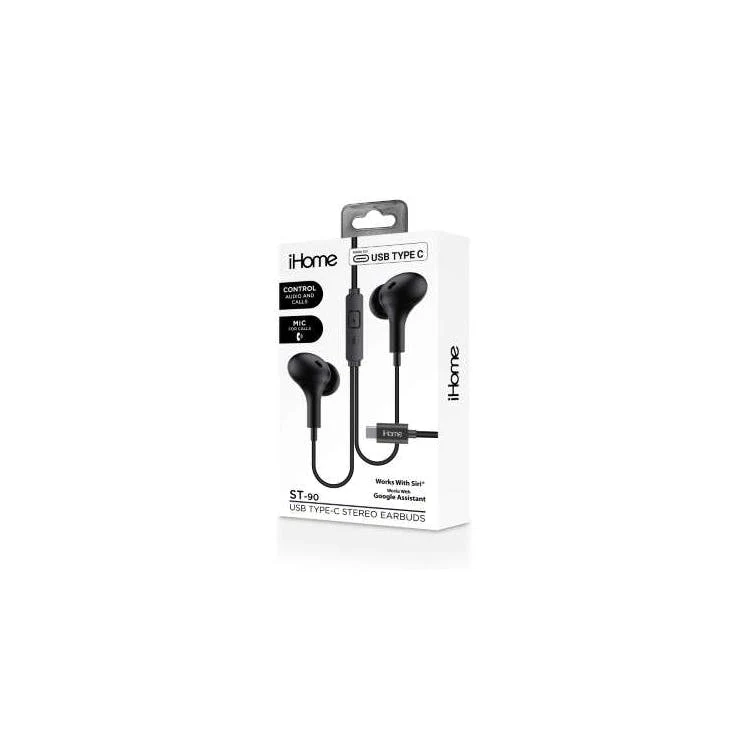 iHome USB Type-C Stereo Earbuds 1