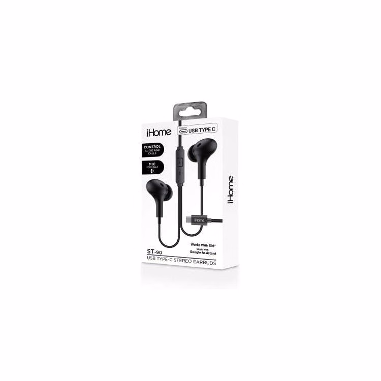 iHome USB Type-C Stereo Earbuds