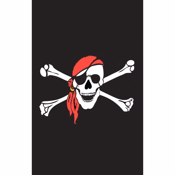 One Eyed Jack Garden Flag