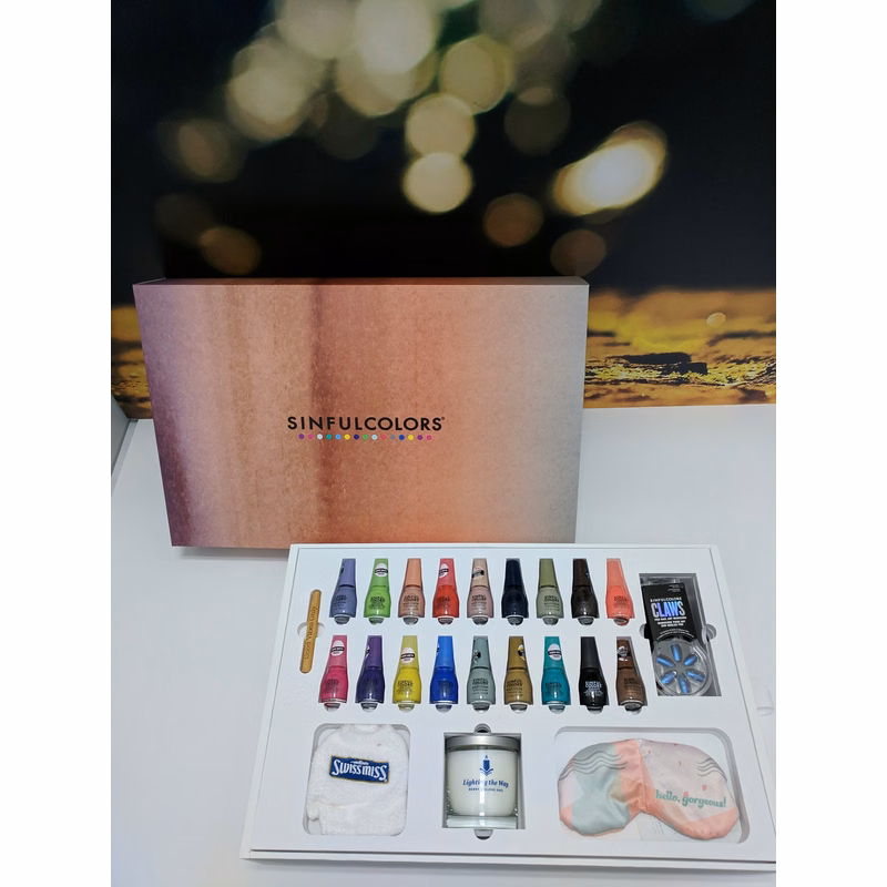 Custom Printed Full Color Slider Soft Touch Luxury Gift Box - 8.5x8.5x4