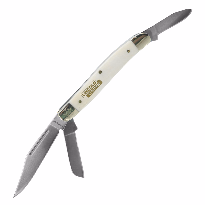 Amigo - White Bone 3 Blade Stockman