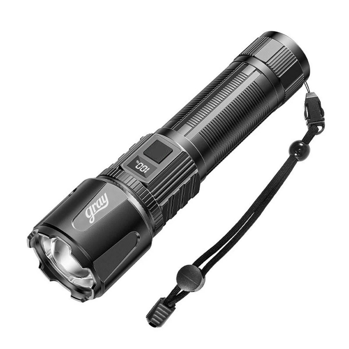 Outdoor High-power Rechargeable Dimmable Flashlight 1