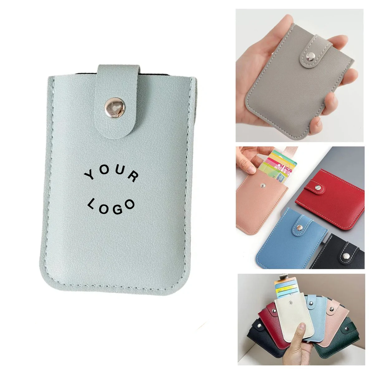 PU Leather Slim Wallet with Pull Tab Feature 1