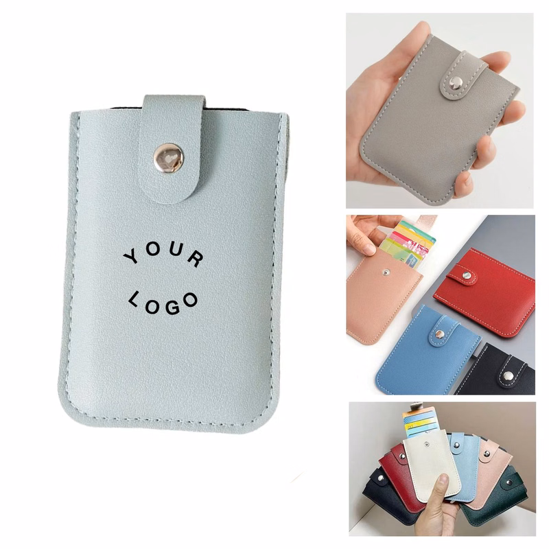 PU Leather Slim Wallet with Pull Tab Feature
