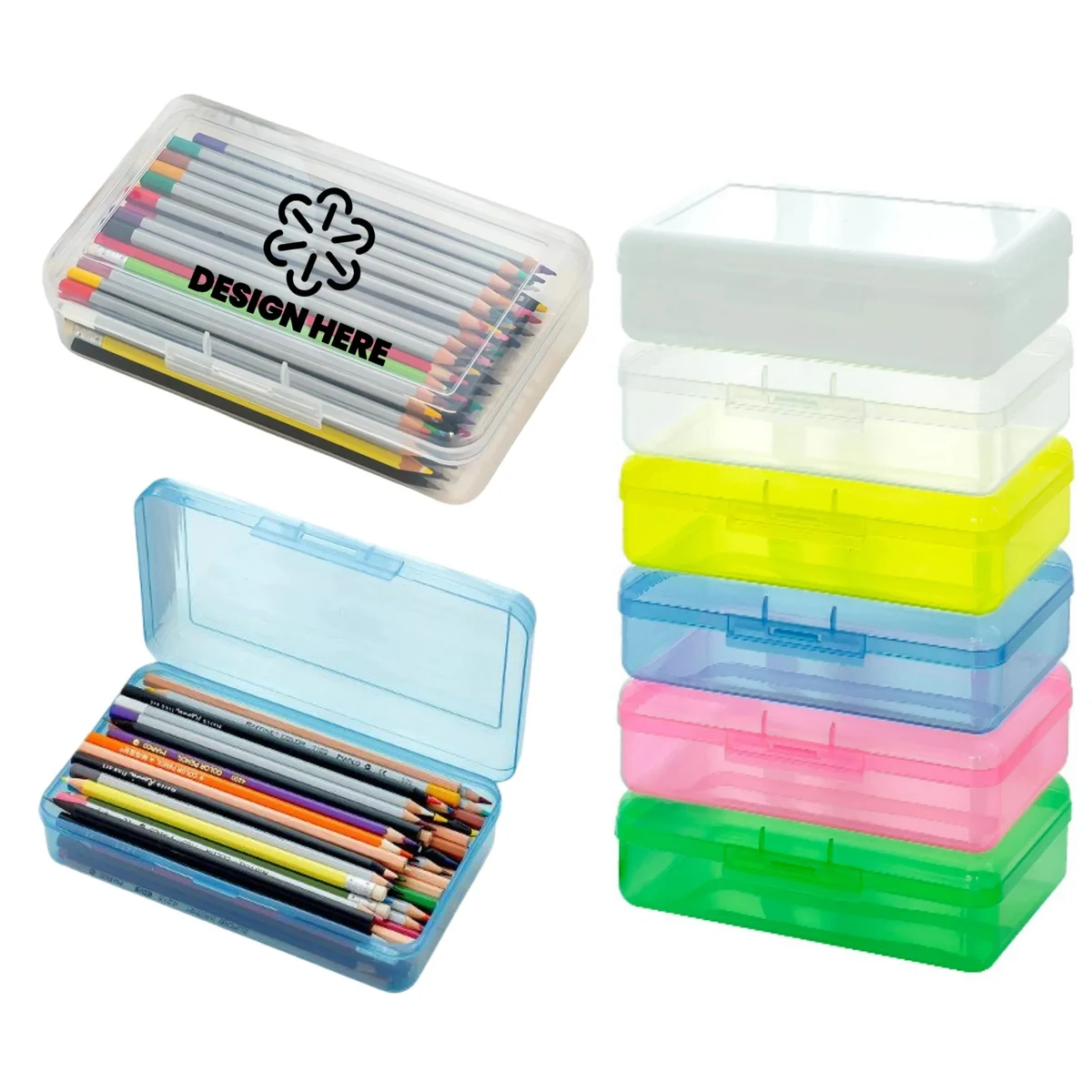 Large Translucent Pen Case 1