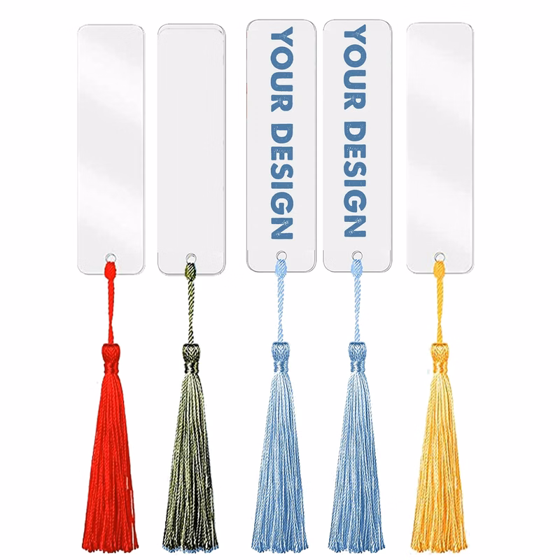 Stylish Acrylic Tassel Page Marker