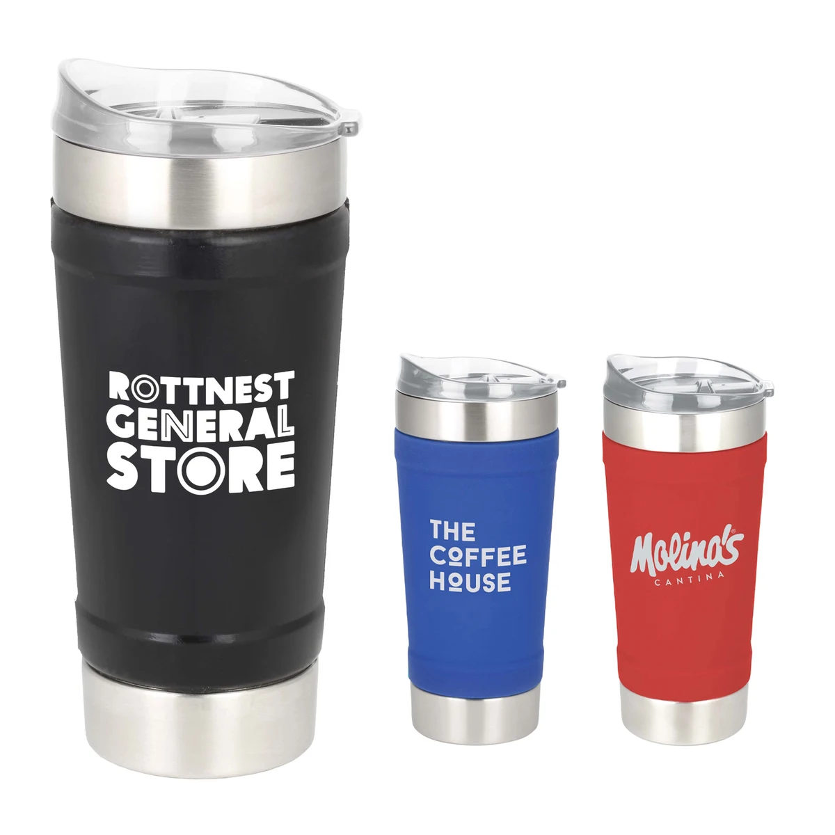 Athletico Stainless Steel Silicone Wrapped Tumbler 1