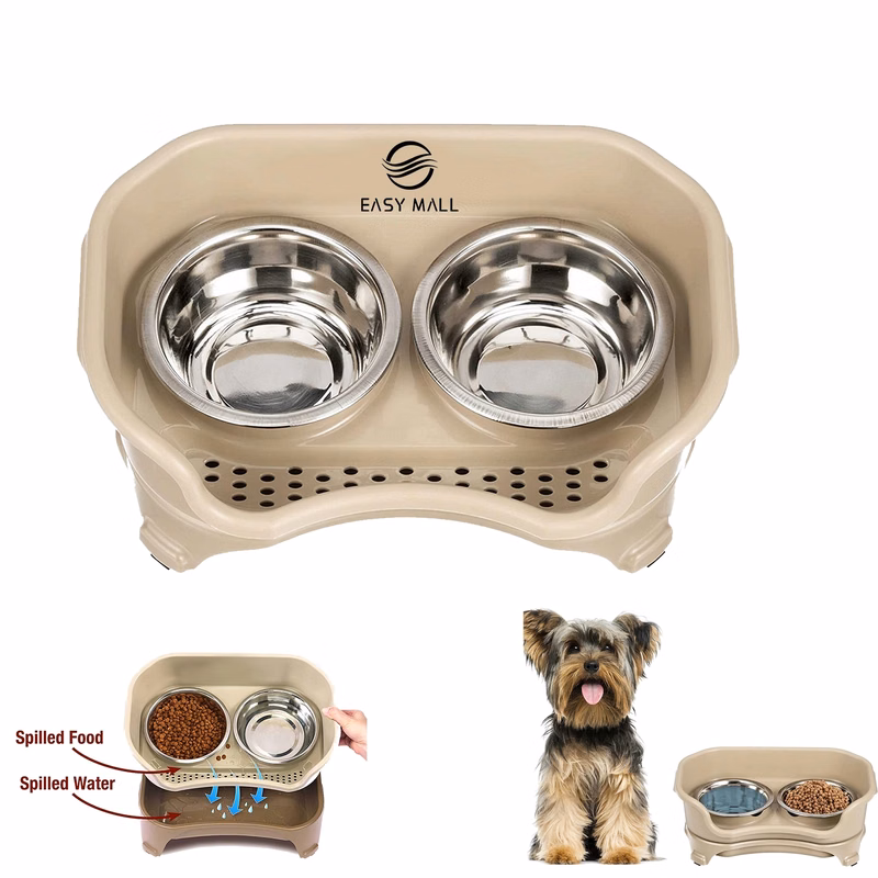 Elevated Plastic Pet Feeder