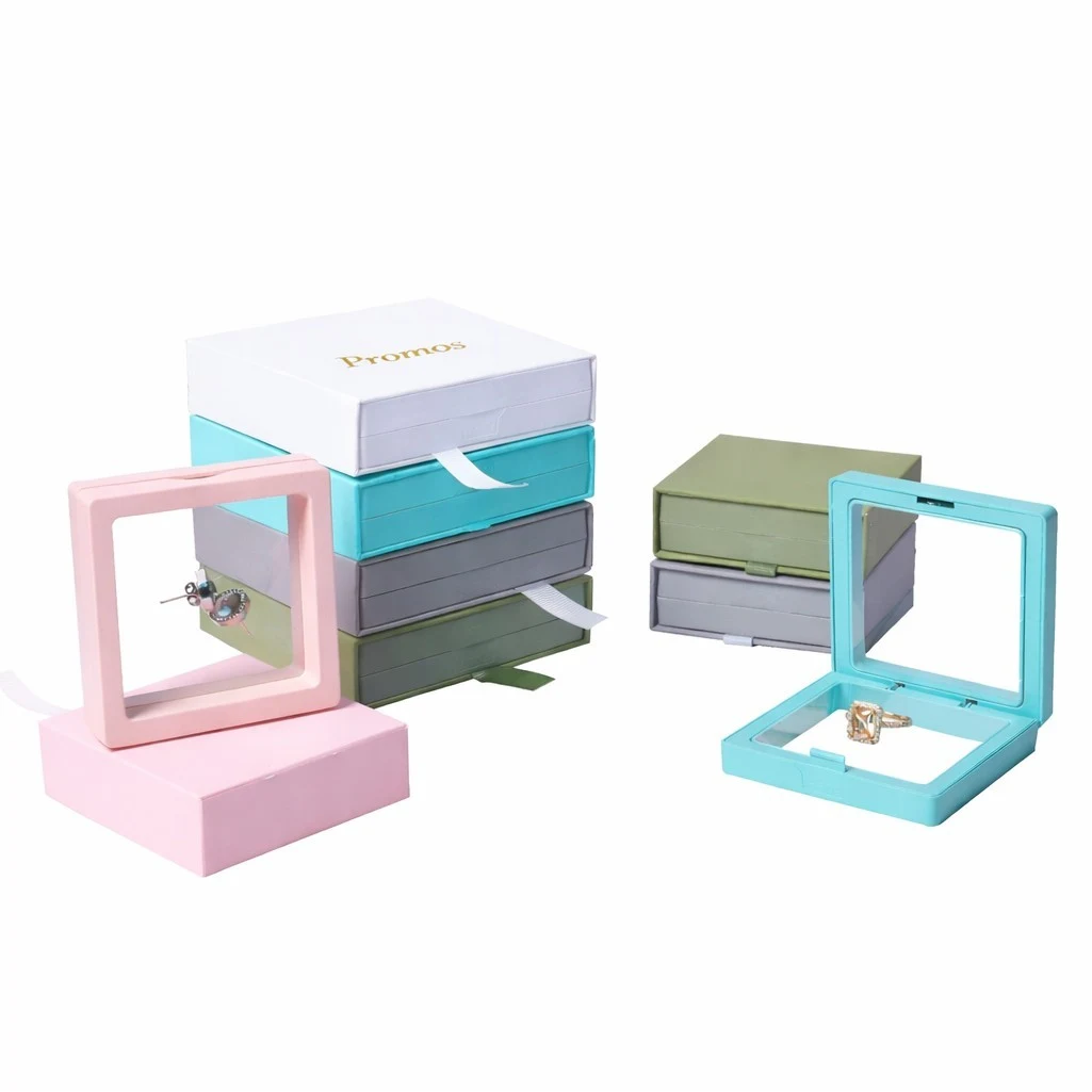 3D Floating Jewelry Display Box with Anti-Oxidation PE Film 1