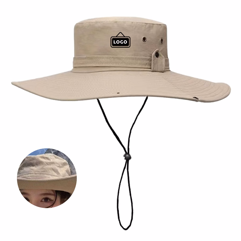 MOQ50 Western Cowboy Sun Hat Wide Brim UPF50+ Fishing