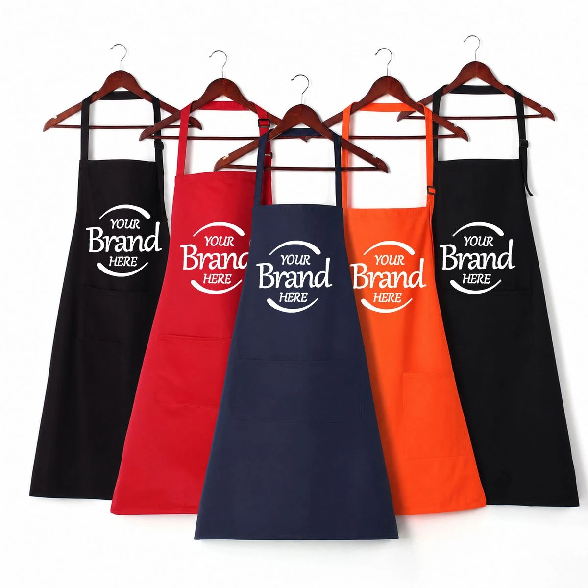 Adjustable Neck Strap Kitchen Apron 1