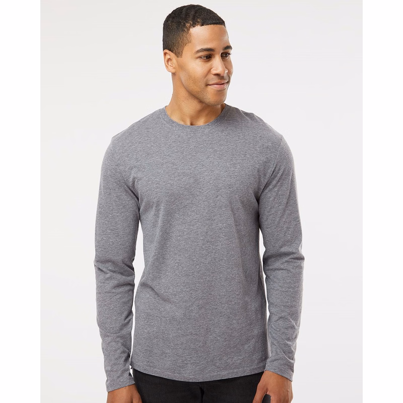 Unisex Fine Jersey Long Sleeve Tee - 6918