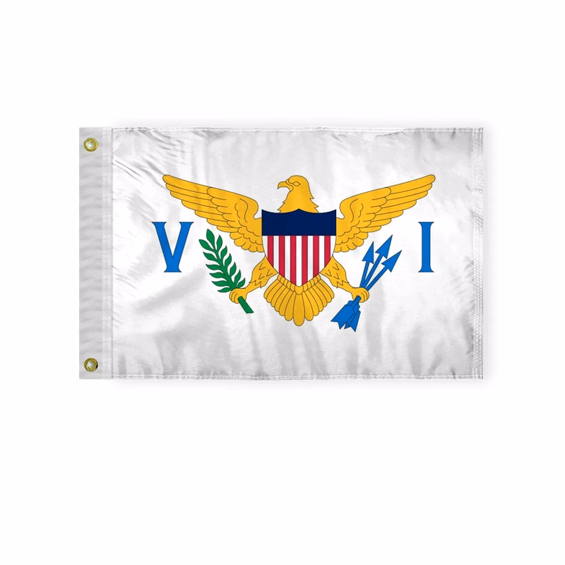 12"x18" to 8'x12' Virgin Island Nylon Flags
