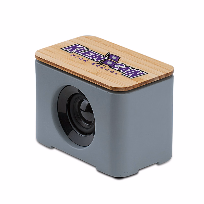Tulum Eco-Friendly Cement/Bamboo Speaker & Wireless Charger