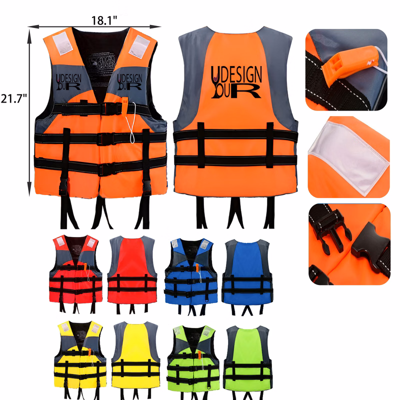 MOQ 30 PCS Highly Buoyant Water Safety Rescue Vest