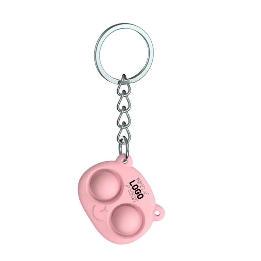 Mini Pop It Fidget Toys Keychain 1