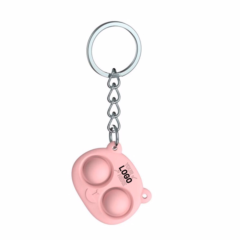 Mini Pop It Fidget Toys Keychain