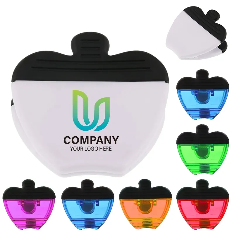Full color Apple Shaped Magnetic Clip 1