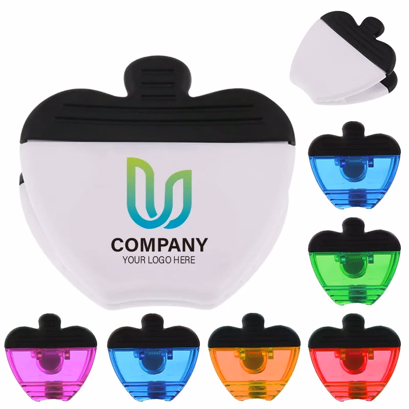 Full color Apple Shaped Magnetic Clip