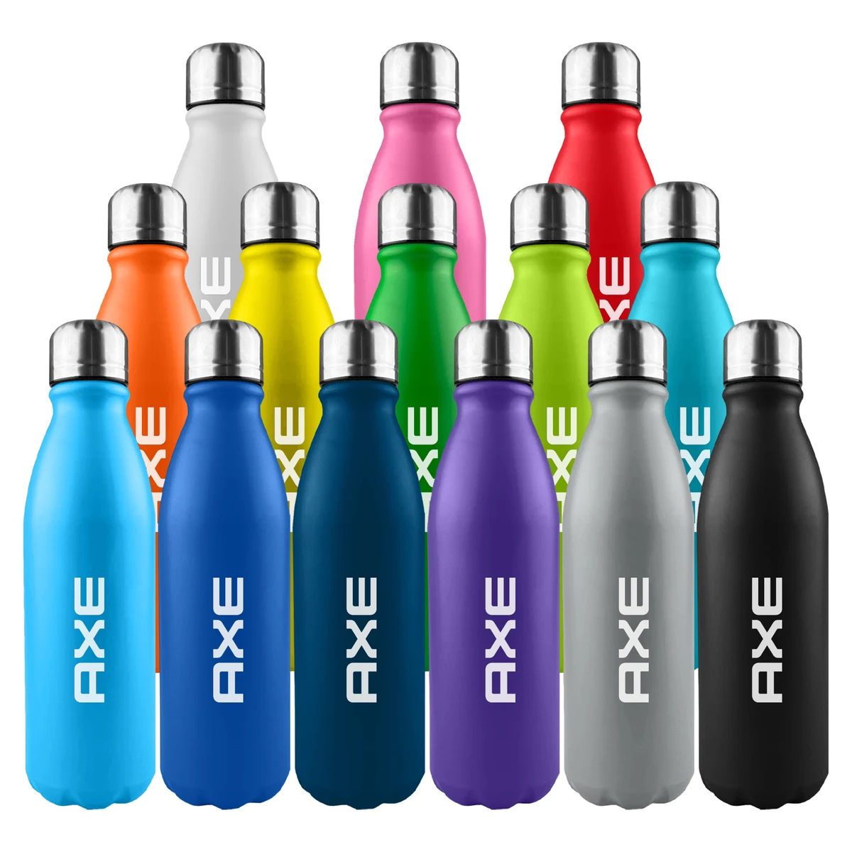 Komo Shiny Aluminium Drink Bottle Single Wall 1
