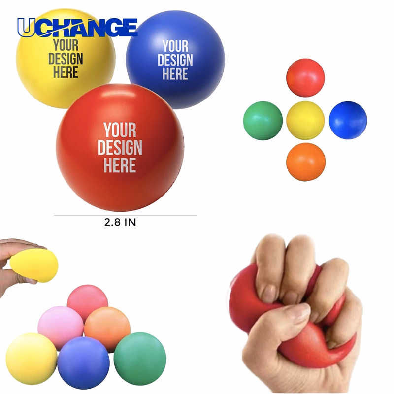 Squeezable Stress Ball for Travel, Work, and Events
