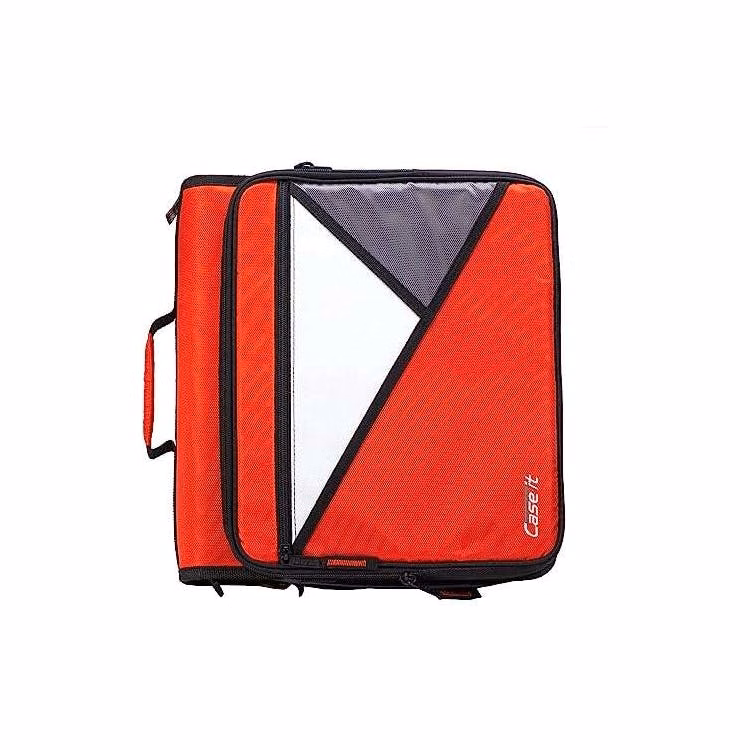 Case-It Universal 2.0 Zipper Binders - Red 2"